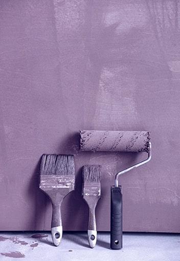 Peinture en violet